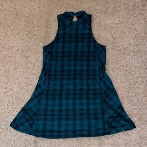 Plaid Patterned Shift Dress